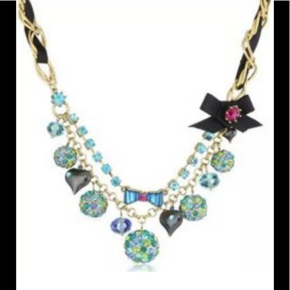 Betsey JohnsonIconic Blue Lagoon Crystal Necklace
